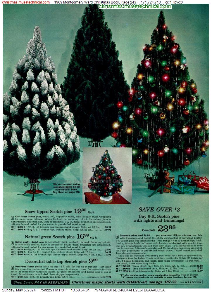 1969 Montgomery Ward Christmas Book, Page 243