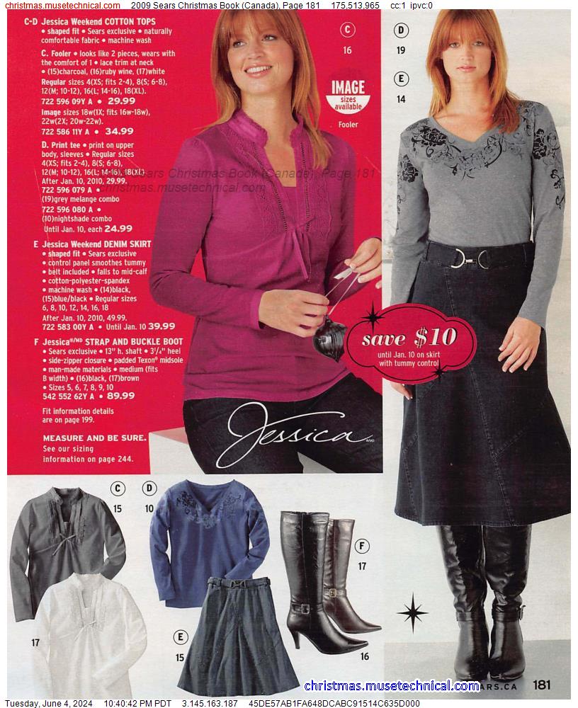 2009 Sears Christmas Book (Canada), Page 181