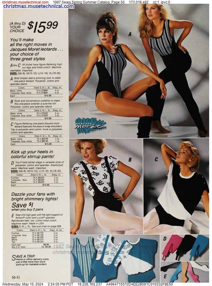 1987 Sears Spring Summer Catalog, Page 50