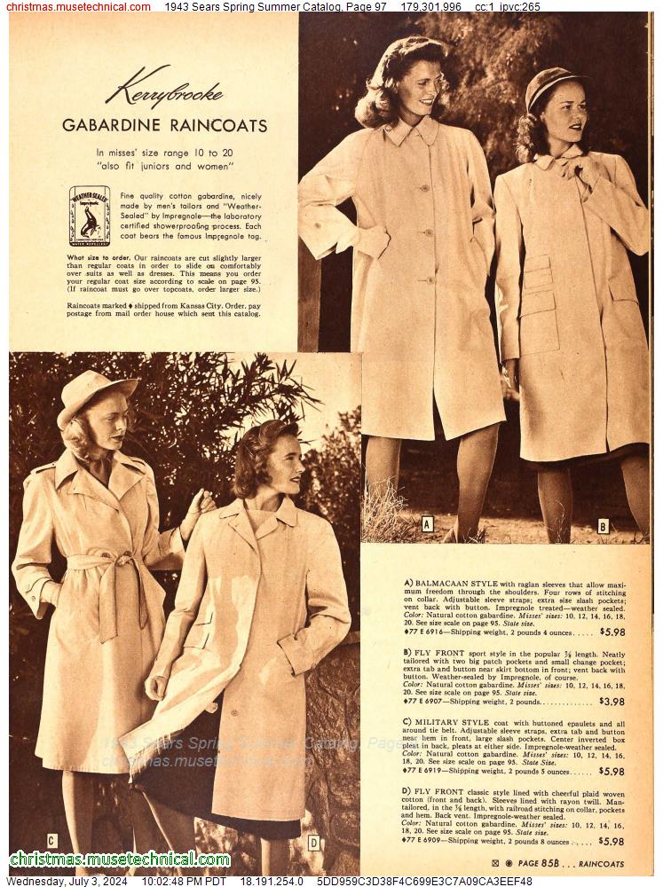 1943 Sears Spring Summer Catalog, Page 97