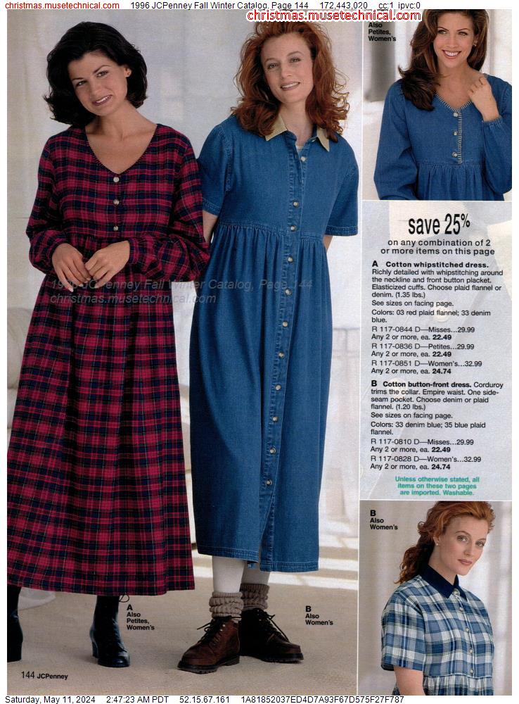 1996 JCPenney Fall Winter Catalog, Page 144