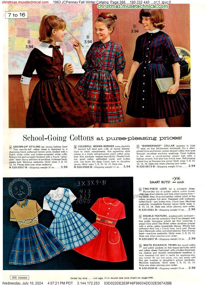 1963 JCPenney Fall Winter Catalog, Page 366