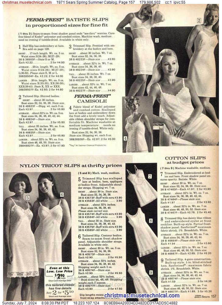 1971 Sears Spring Summer Catalog, Page 157