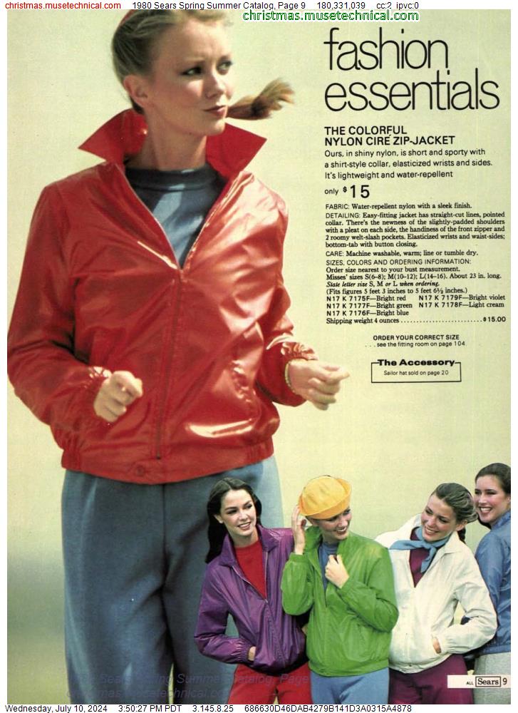 1980 Sears Spring Summer Catalog, Page 9