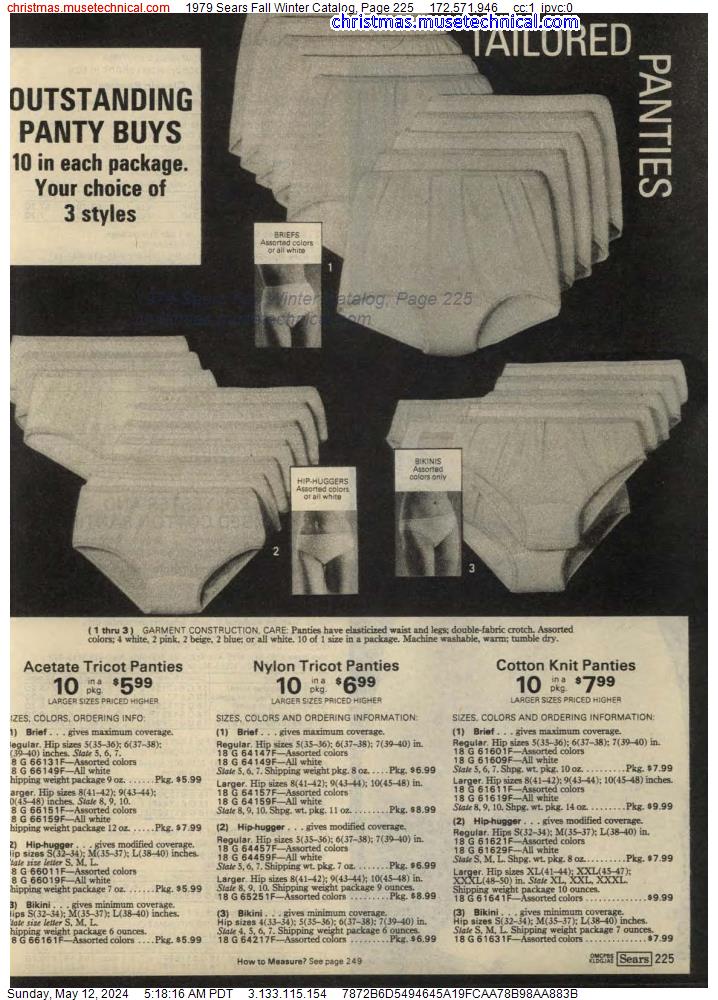 1979 Sears Fall Winter Catalog, Page 225