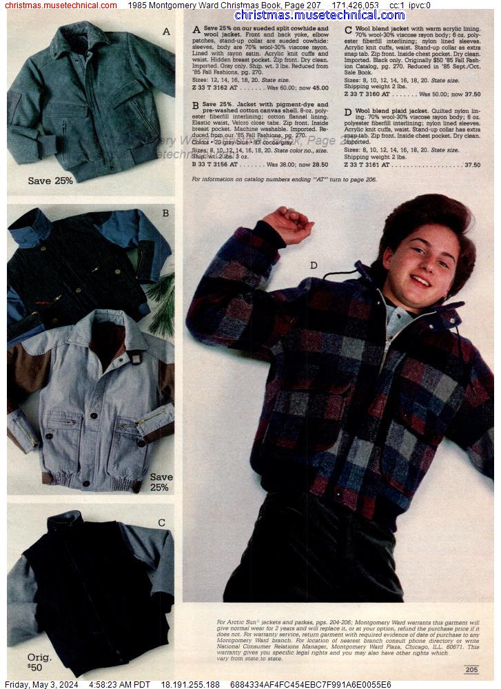 1985 Montgomery Ward Christmas Book, Page 207