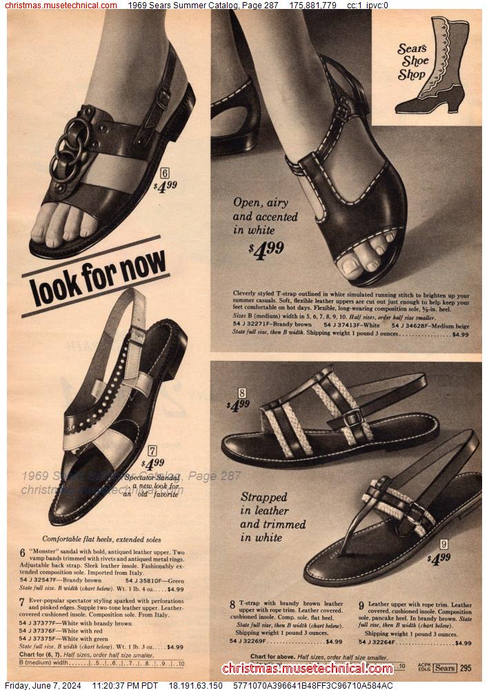 1969 Sears Summer Catalog, Page 287