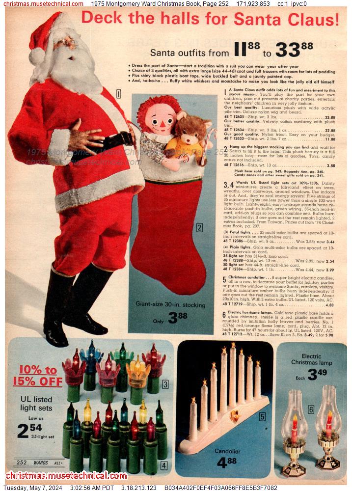 1975 Montgomery Ward Christmas Book, Page 252