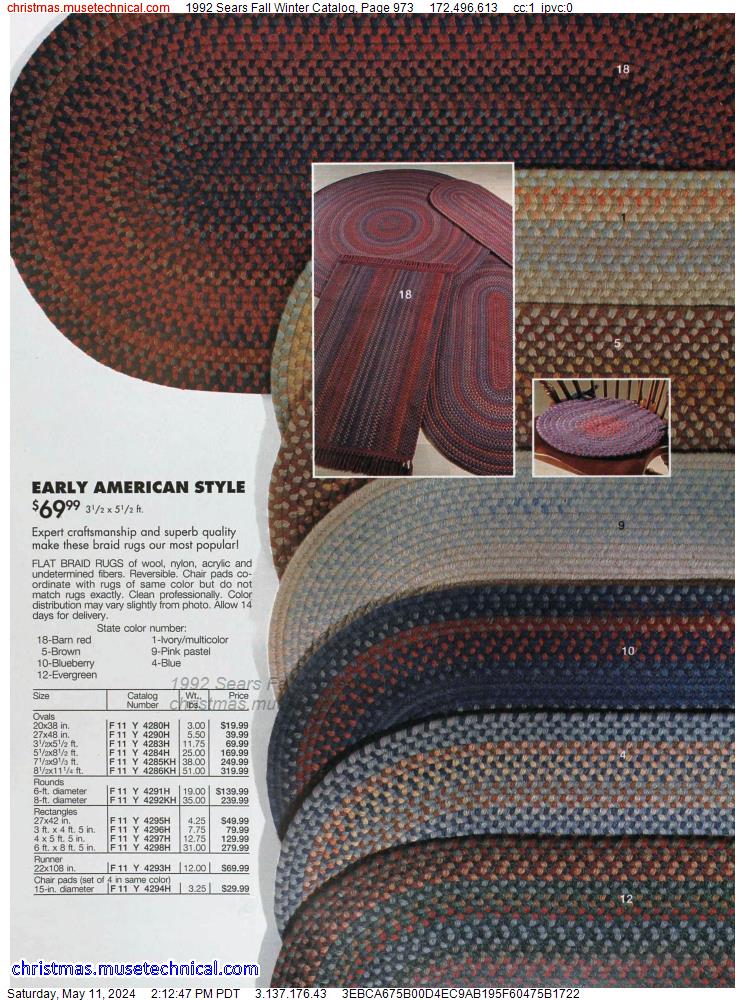 1992 Sears Fall Winter Catalog, Page 973
