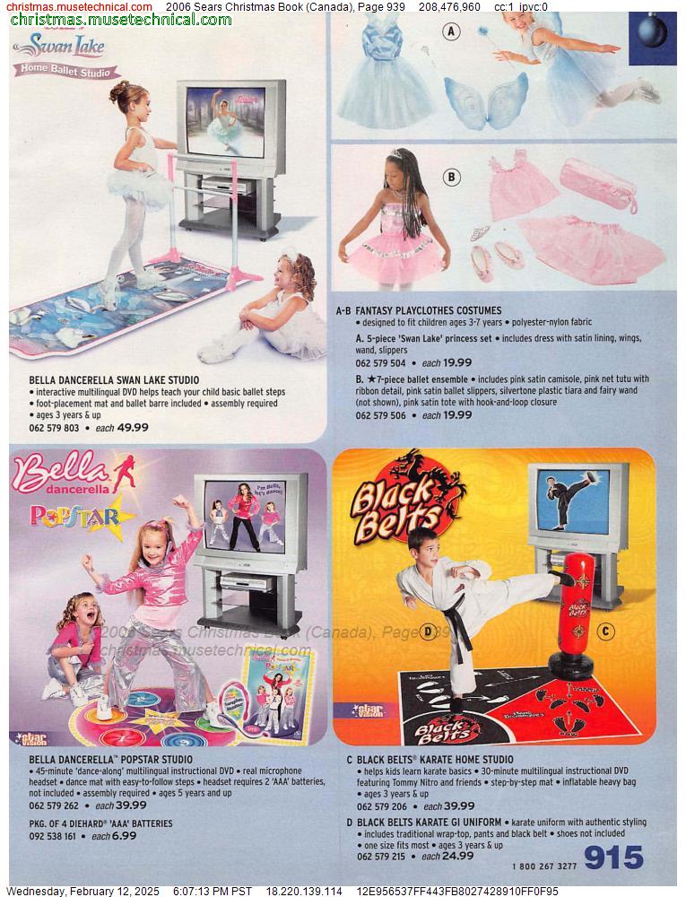 2006 Sears Christmas Book (Canada), Page 939