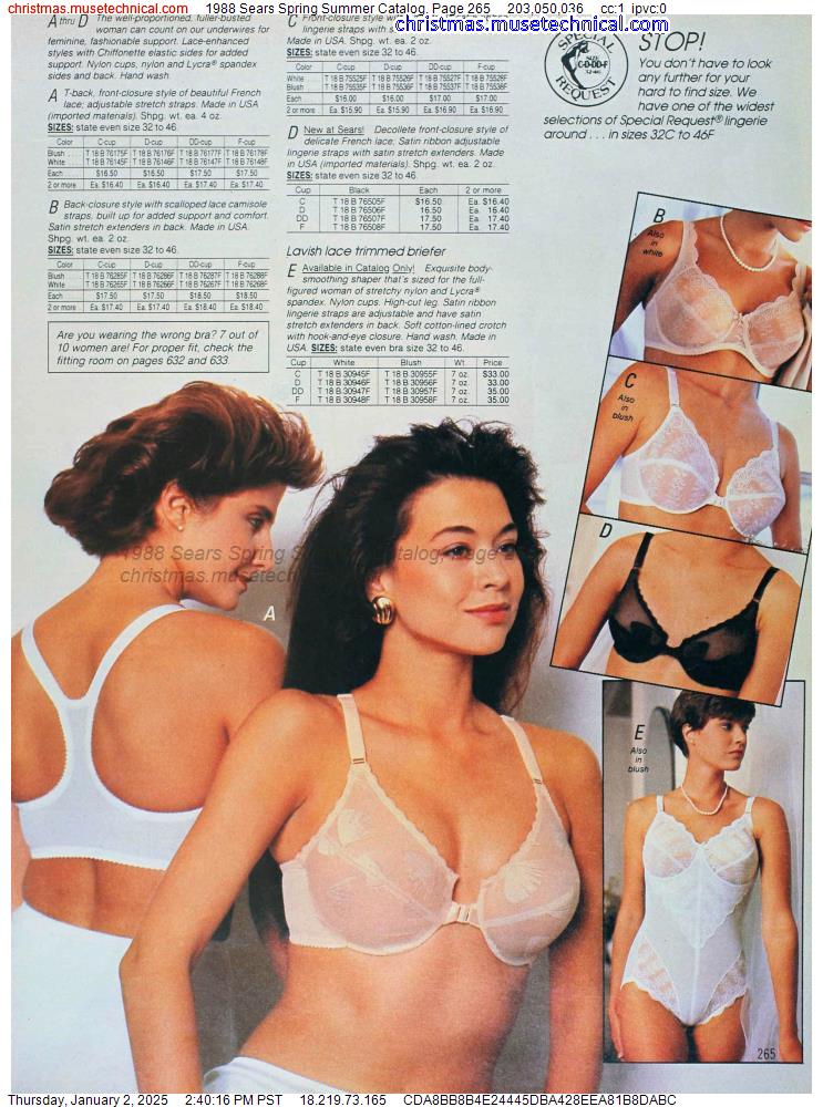 1988 Sears Spring Summer Catalog, Page 265