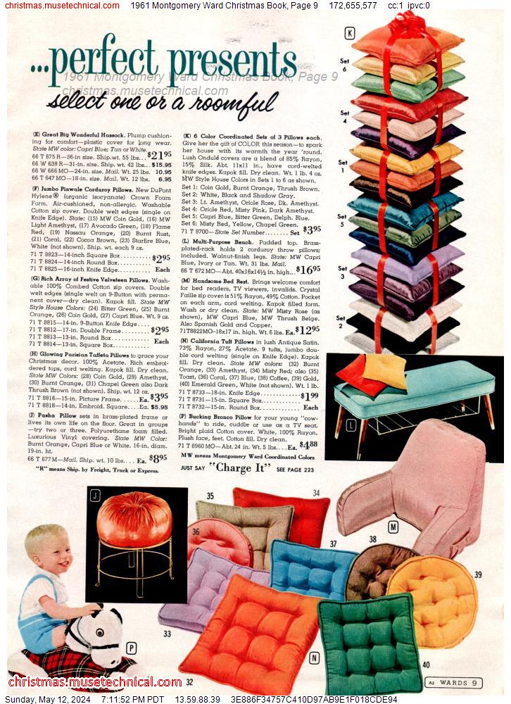 1961 Montgomery Ward Christmas Book, Page 9