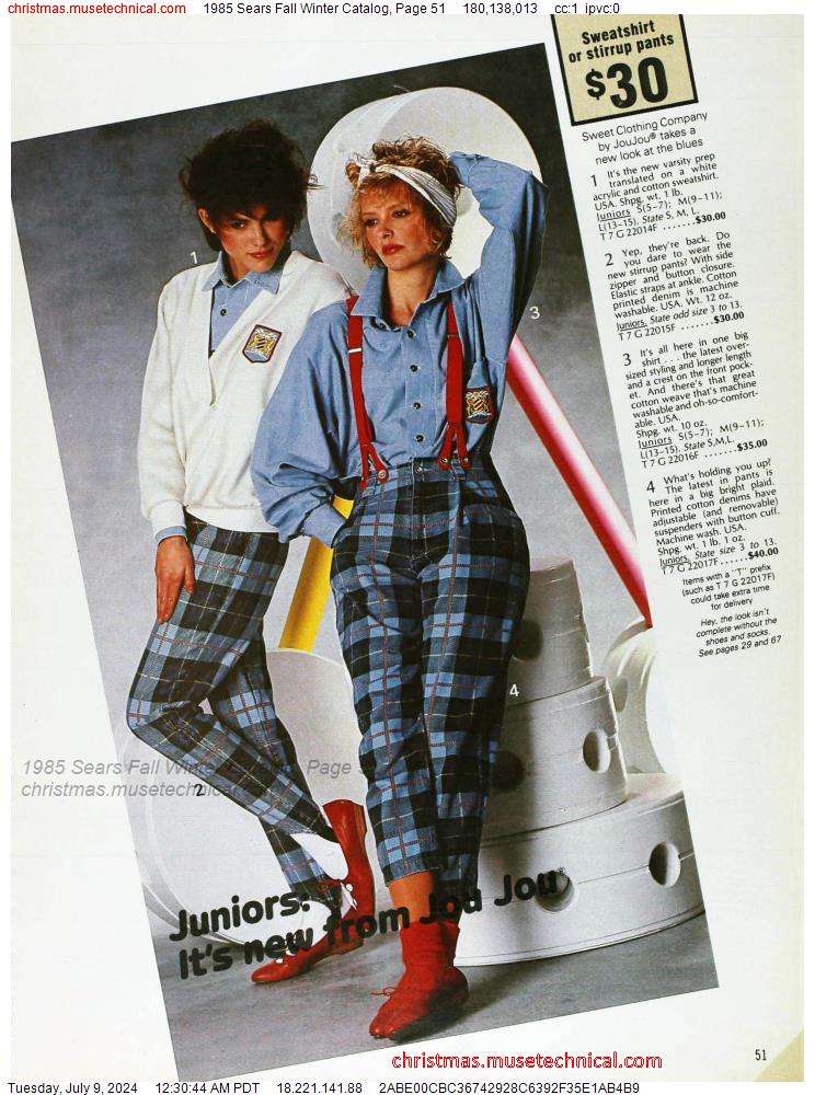 1985 Sears Fall Winter Catalog, Page 51
