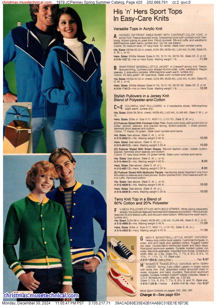 1978 JCPenney Spring Summer Catalog, Page 420