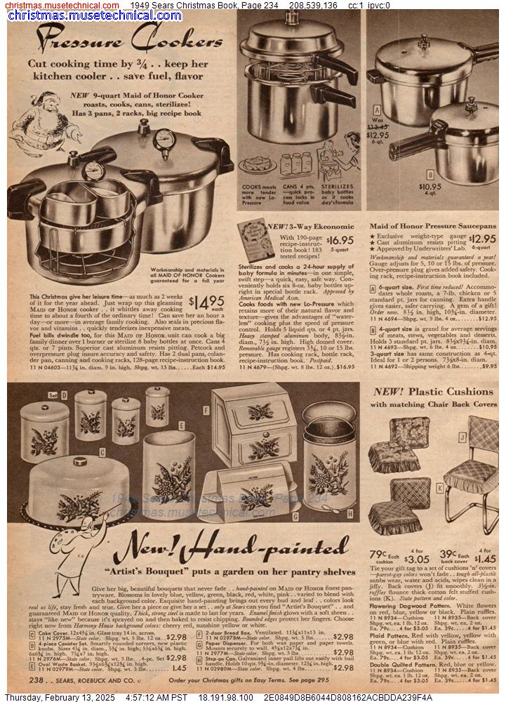 1949 Sears Christmas Book, Page 234