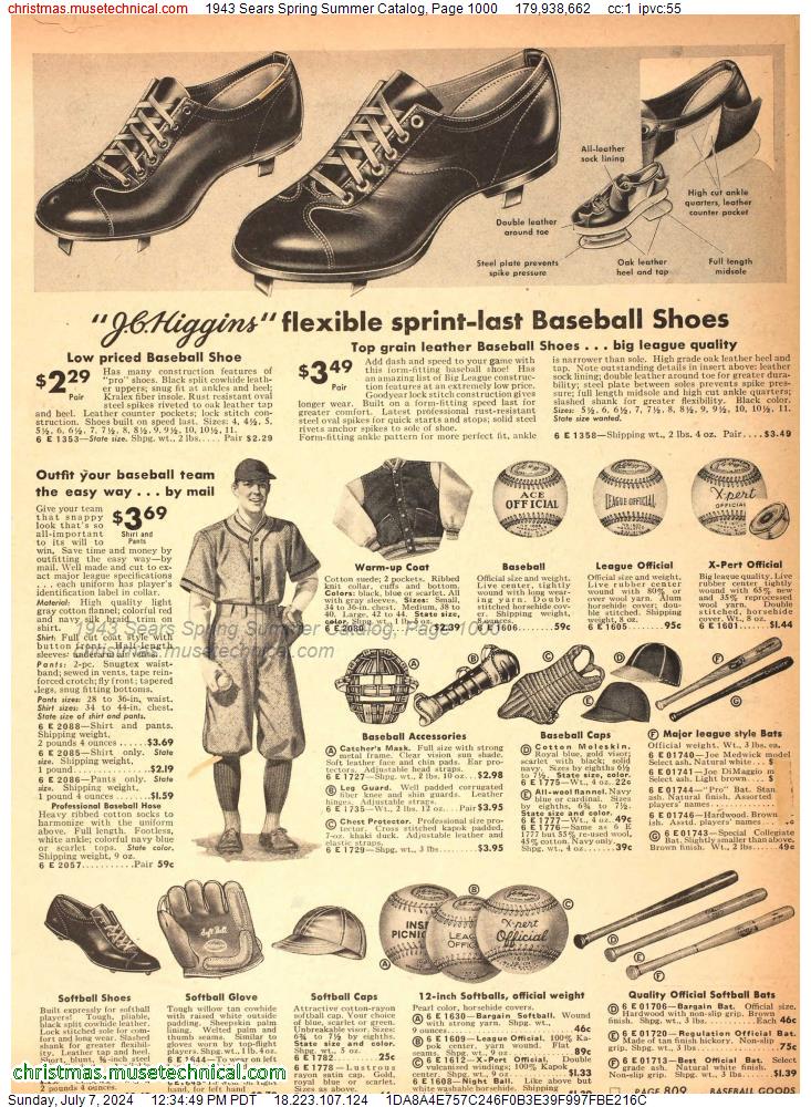 1943 Sears Spring Summer Catalog, Page 1000