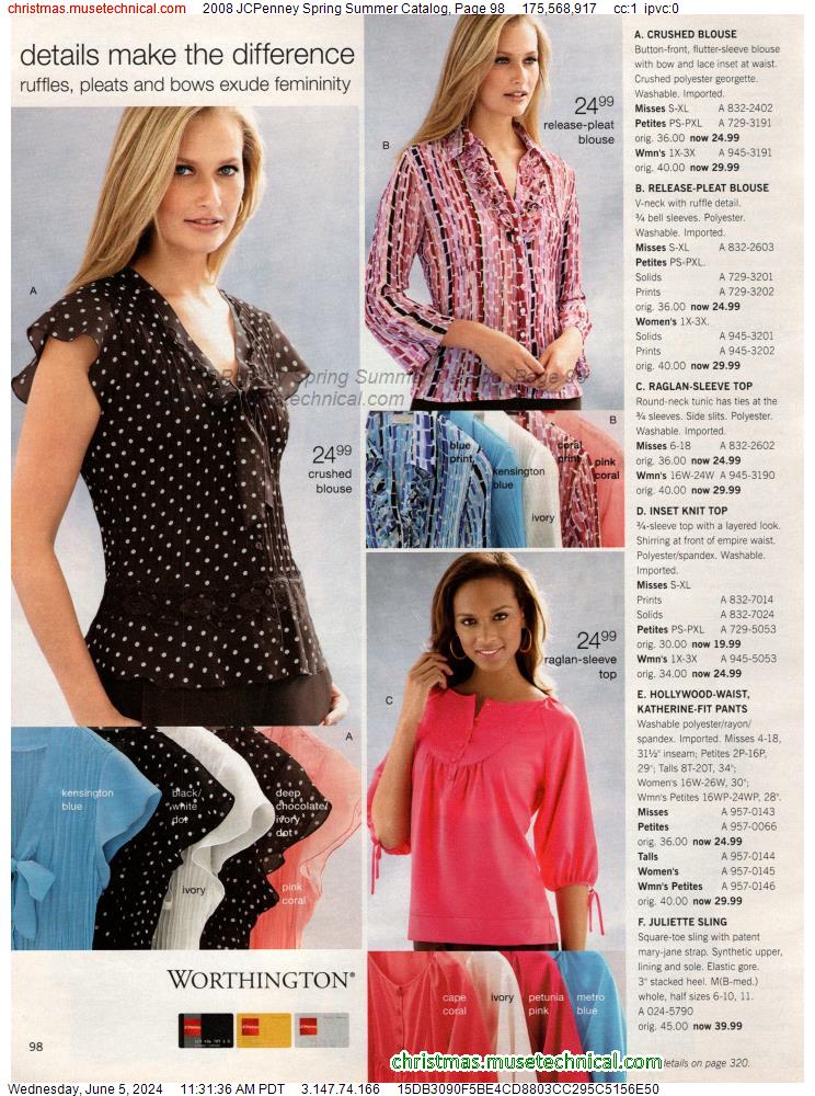 2008 JCPenney Spring Summer Catalog, Page 98