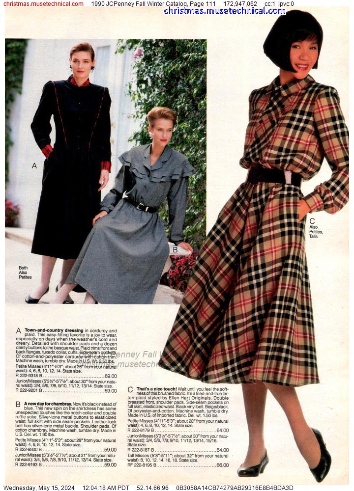 1990 JCPenney Fall Winter Catalog, Page 111