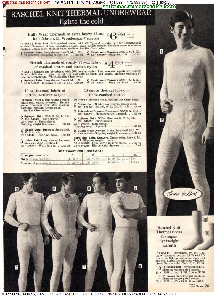 1970 Sears Fall Winter Catalog, Page 699