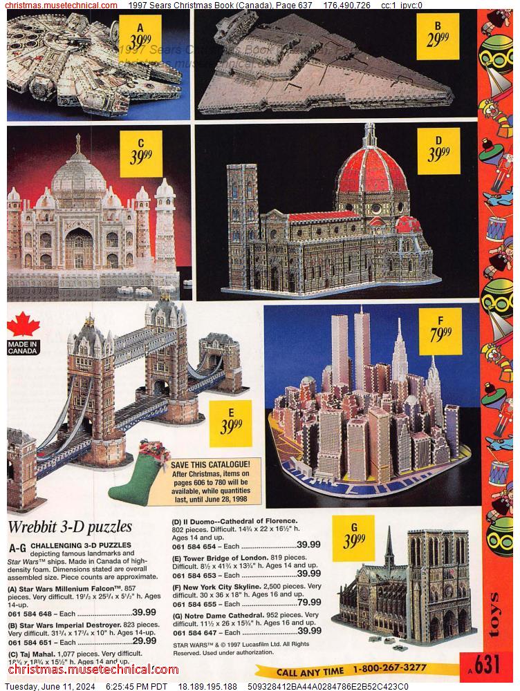 1997 Sears Christmas Book (Canada), Page 637