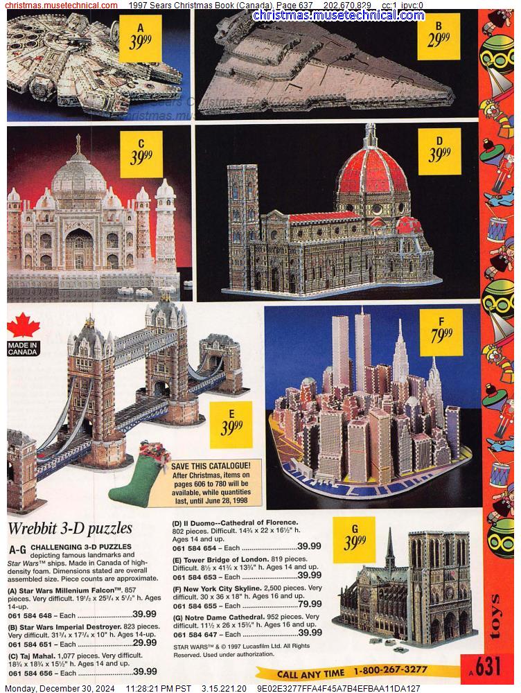 1997 Sears Christmas Book (Canada), Page 637