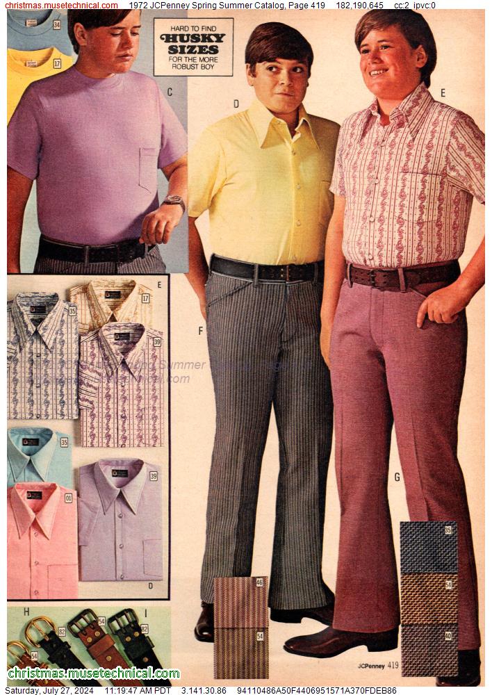 1972 JCPenney Spring Summer Catalog, Page 419