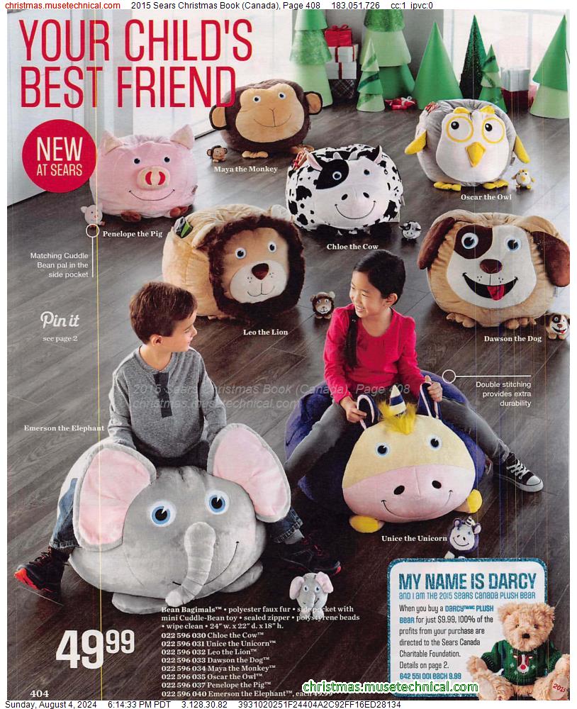 2015 Sears Christmas Book (Canada), Page 408