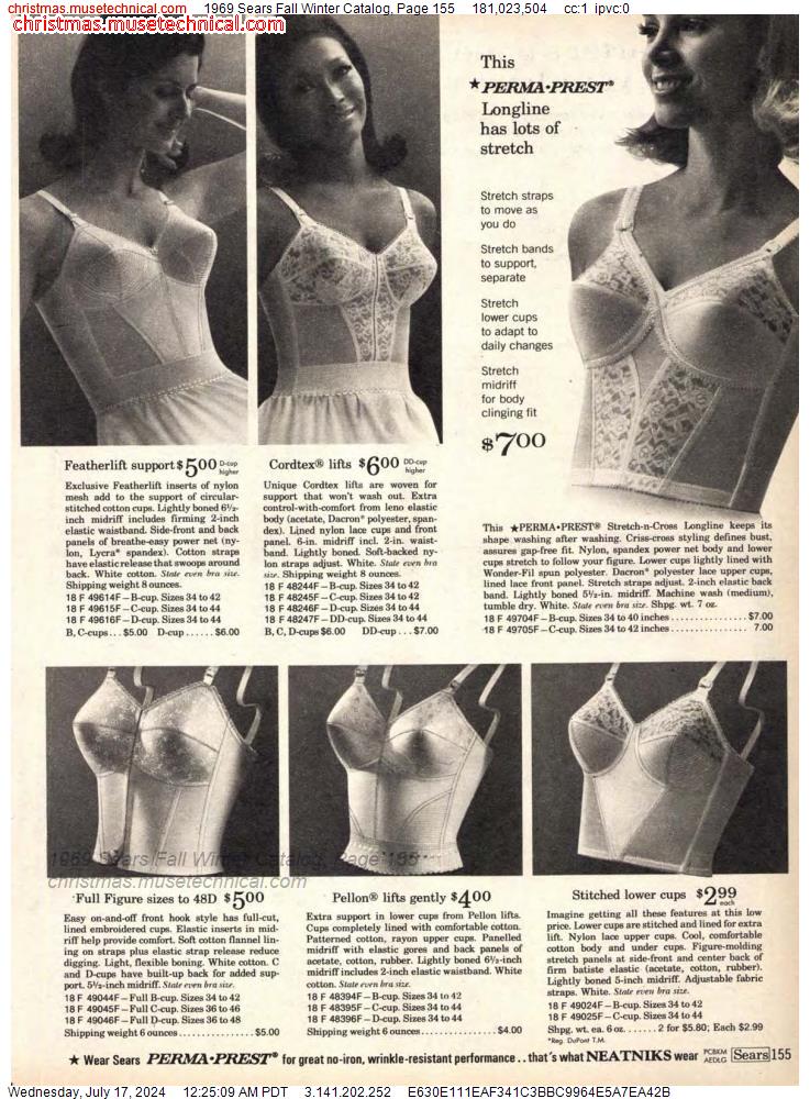 1969 Sears Fall Winter Catalog, Page 155