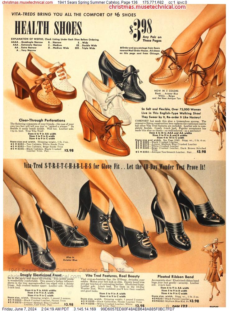 1941 Sears Spring Summer Catalog, Page 136