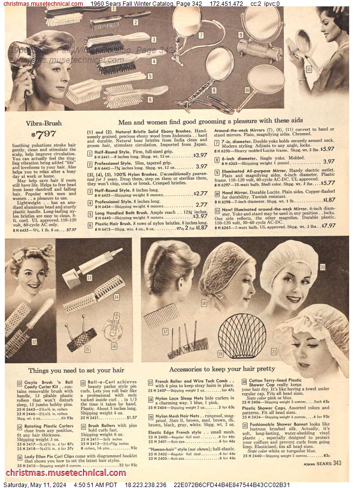1960 Sears Fall Winter Catalog, Page 342