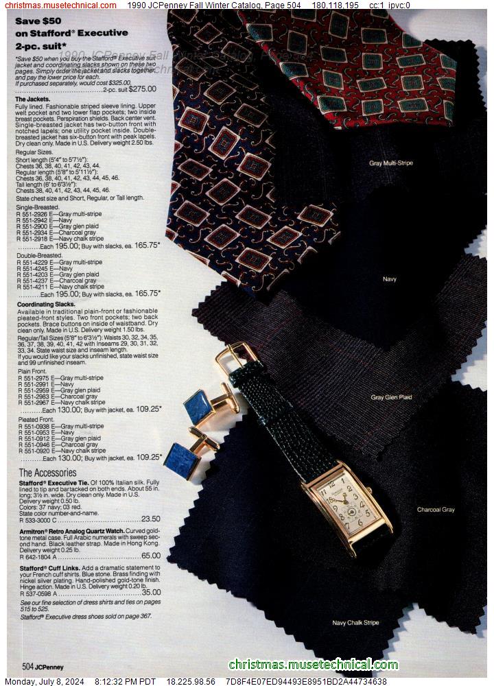 1990 JCPenney Fall Winter Catalog, Page 504