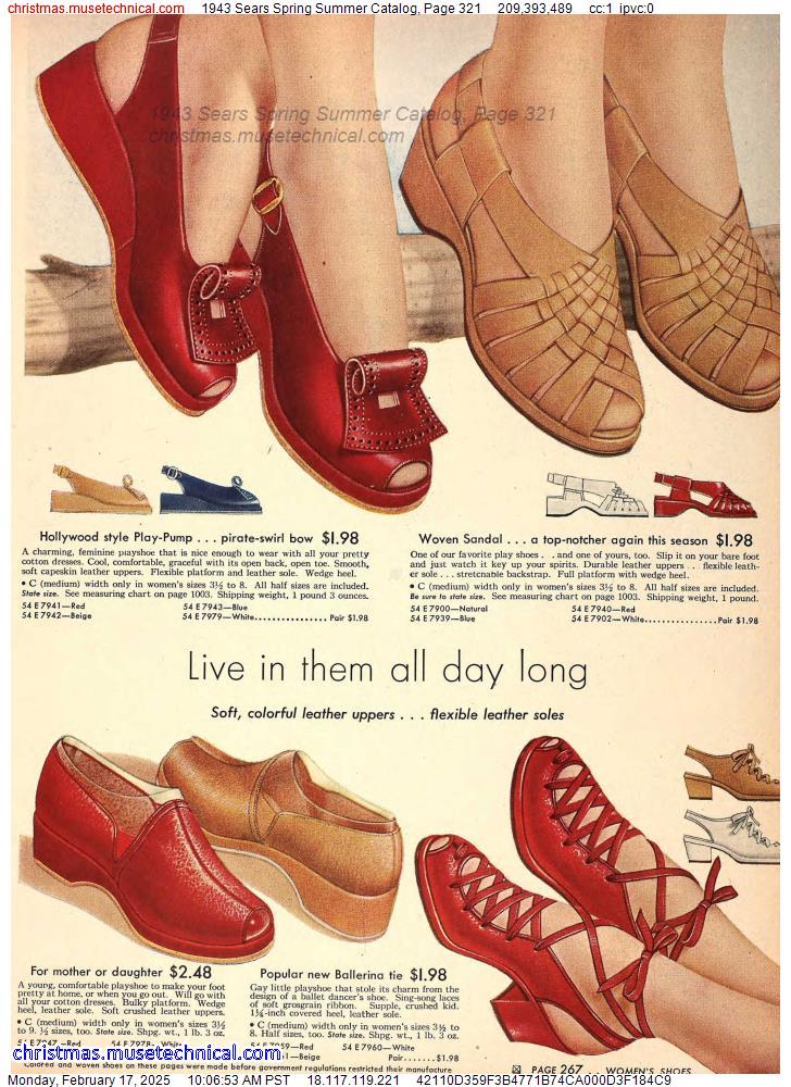 1943 Sears Spring Summer Catalog, Page 321