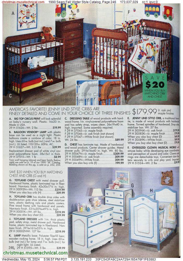 1990 Sears Fall Winter Style Catalog, Page 246