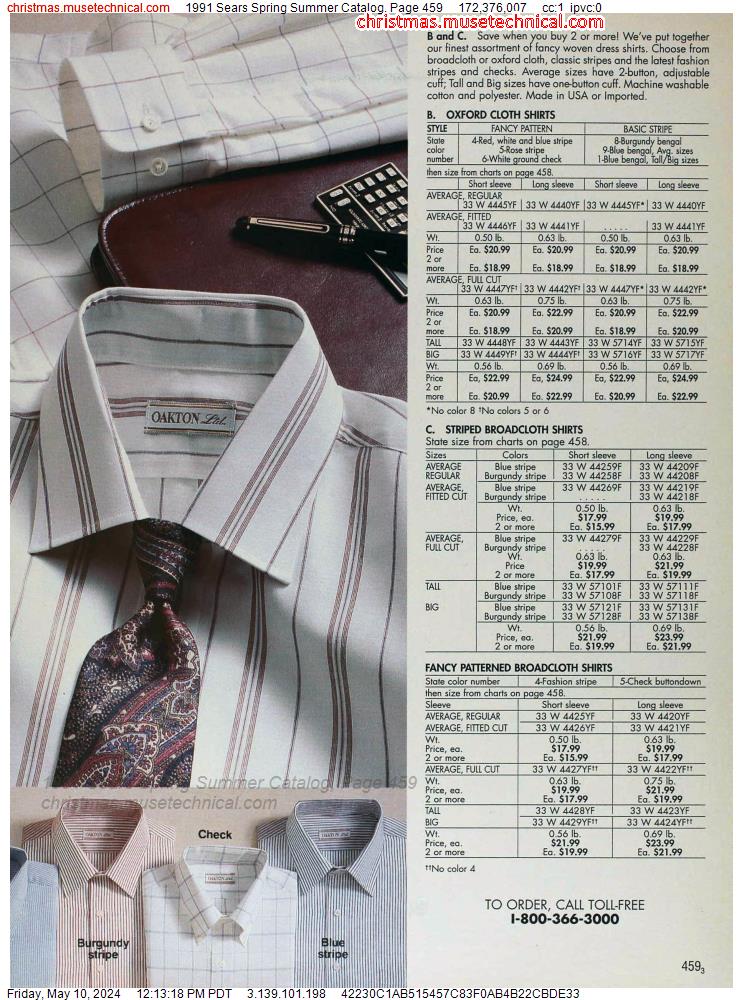 1991 Sears Spring Summer Catalog, Page 459