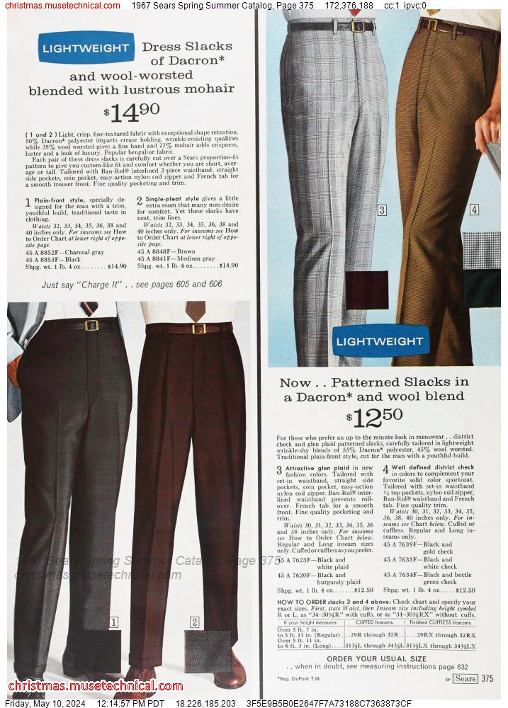 1967 Sears Spring Summer Catalog, Page 375