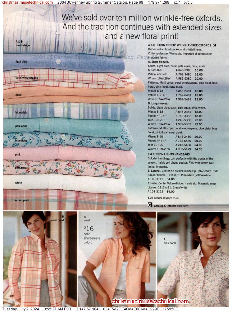 2004 JCPenney Spring Summer Catalog, Page 68
