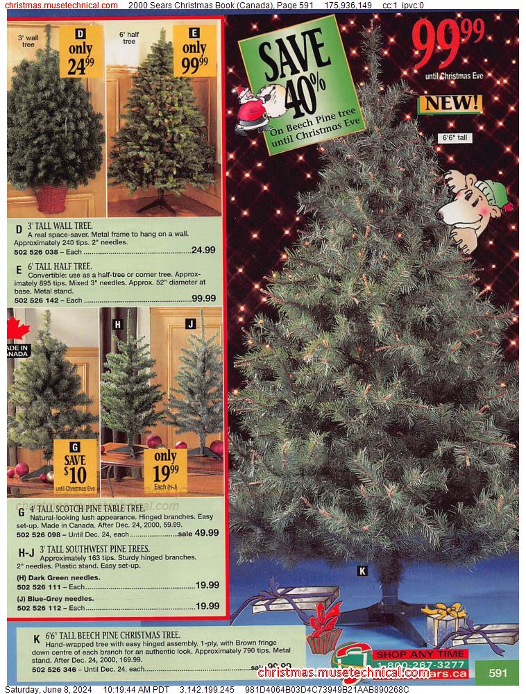 2000 Sears Christmas Book (Canada), Page 591