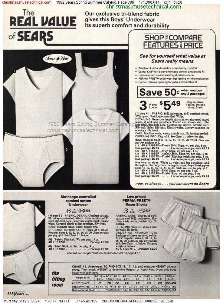 1982 Sears Spring Summer Catalog, Page 386