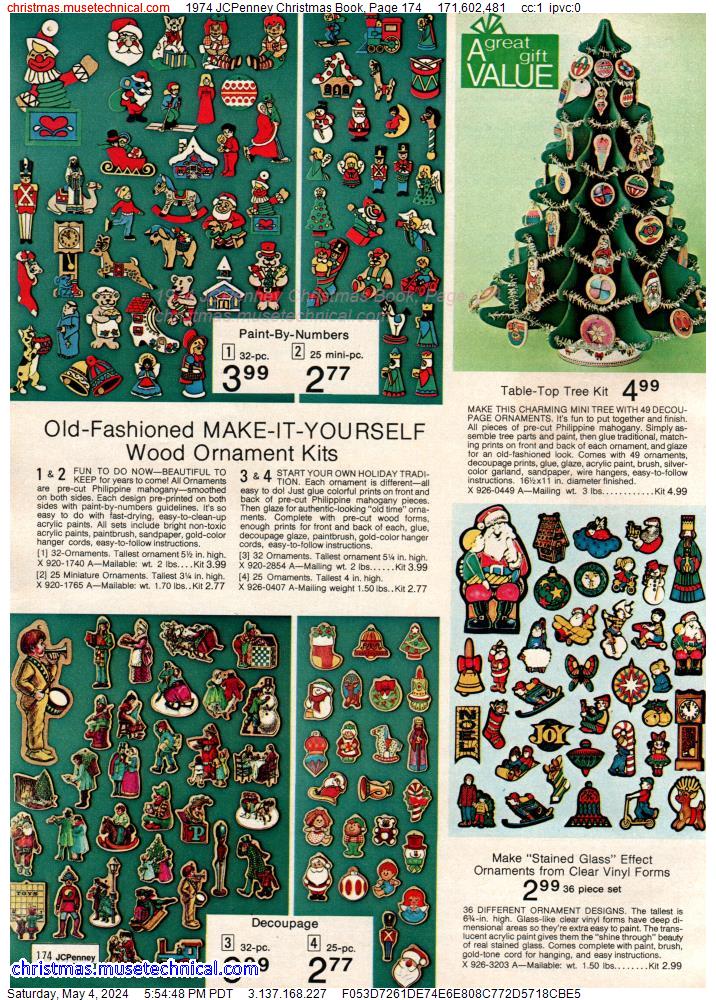 1974 JCPenney Christmas Book, Page 174