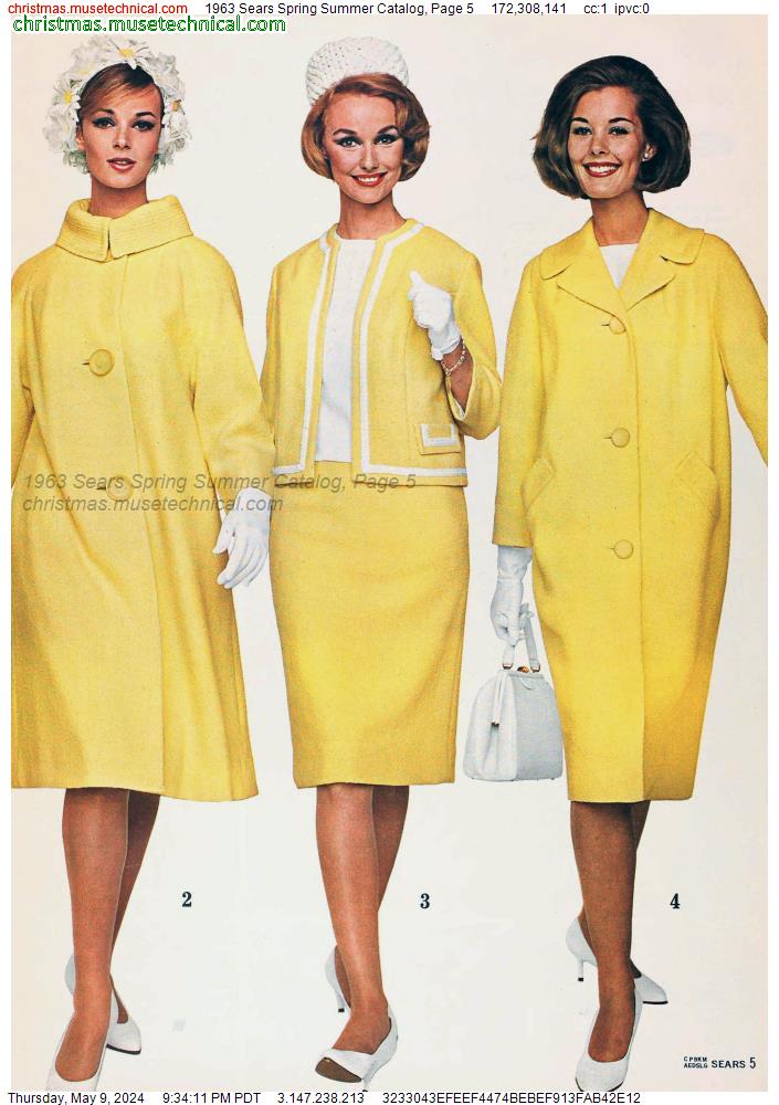 1963 Sears Spring Summer Catalog, Page 5