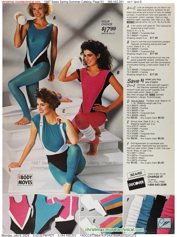 1987 Sears Spring Summer Catalog, Page 51