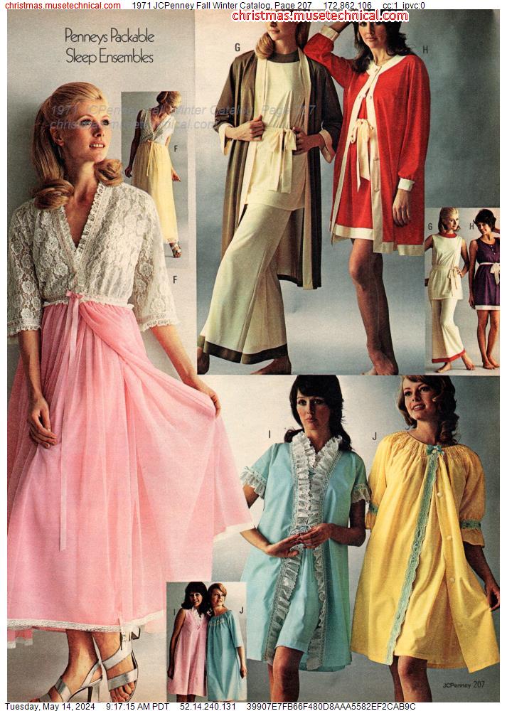 1971 JCPenney Fall Winter Catalog, Page 207