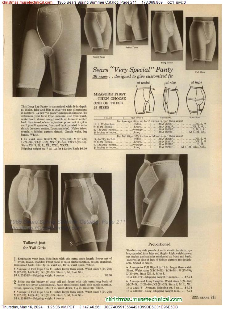 1965 Sears Spring Summer Catalog, Page 211