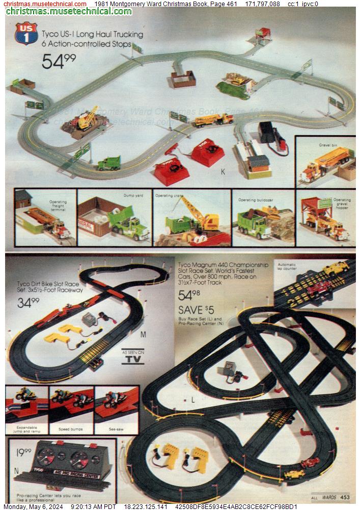 1981 Montgomery Ward Christmas Book, Page 461
