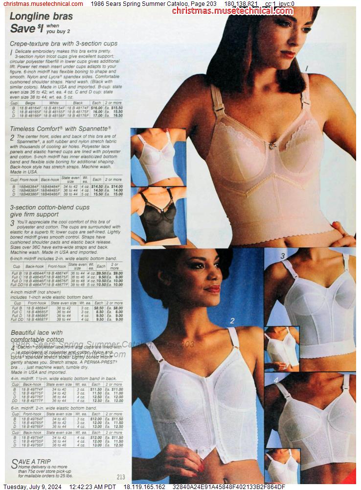 1986 Sears Spring Summer Catalog, Page 203