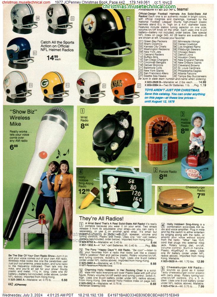 1977 JCPenney Christmas Book, Page 442