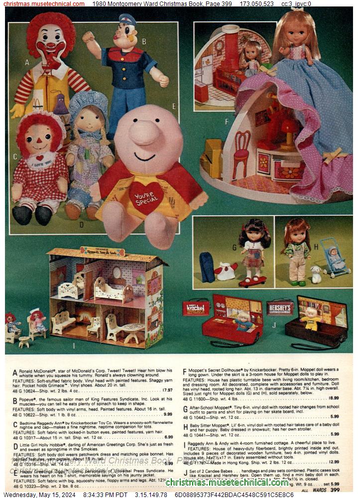 1980 Montgomery Ward Christmas Book, Page 399