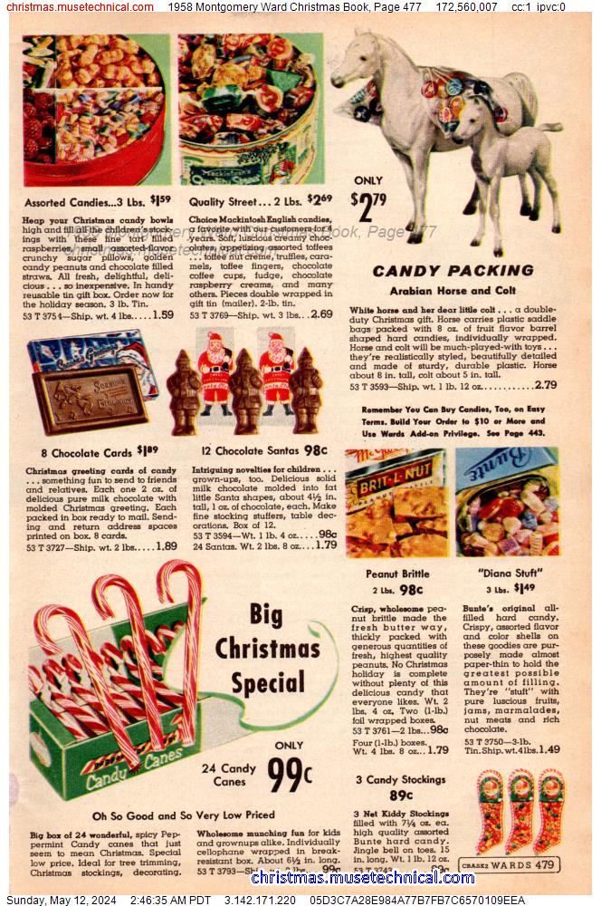 1958 Montgomery Ward Christmas Book, Page 477