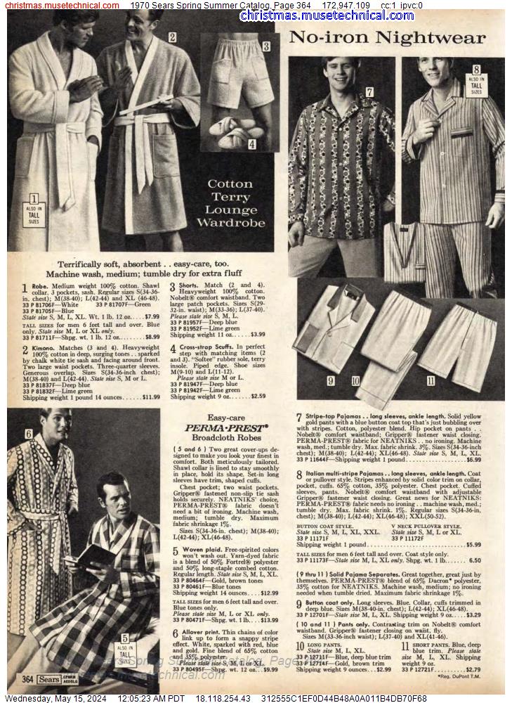 1970 Sears Spring Summer Catalog, Page 364