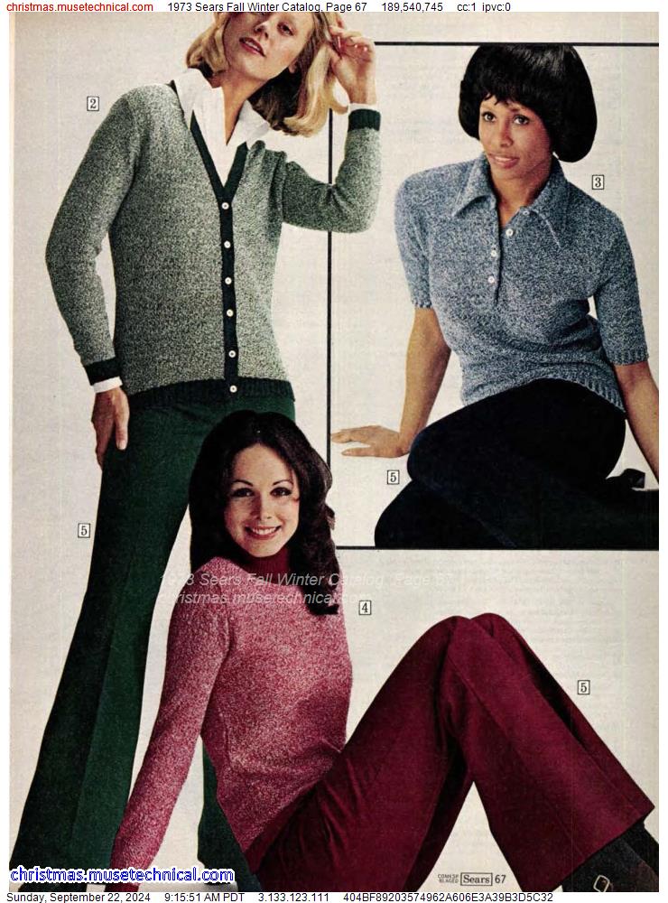 1973 Sears Fall Winter Catalog, Page 67 - Catalogs & Wishbooks